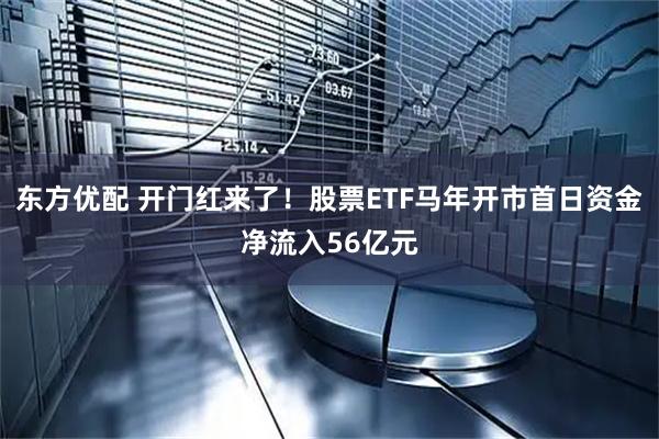 东方优配 开门红来了！股票ETF马年开市首日资金净流入56亿元